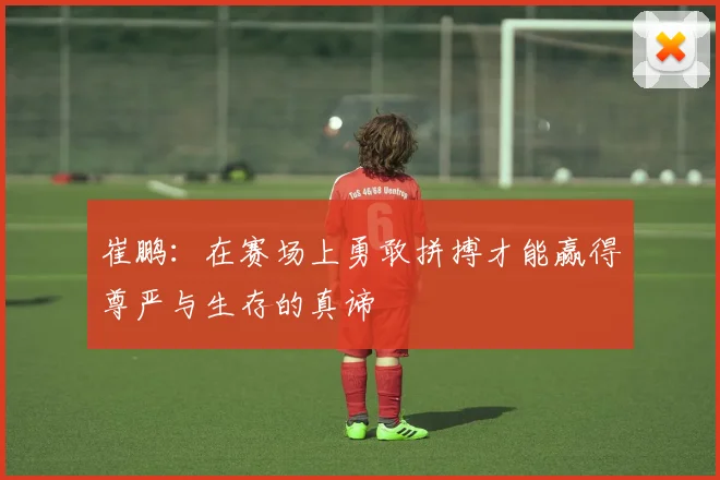 崔鹏：在赛场上勇敢拼搏才能赢得尊严与生存的真谛